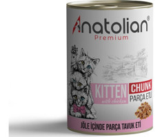 Anatolian Premium Tavuk Parça Etli Yavru Yaş Kedi Maması 400 gr