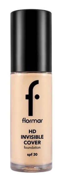 Flormar Hd Invisible Light Ivory No.40 Güneş Koruyuculu Likit Şişe Fondöten
