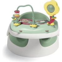 Mamas & Papas Baby Snug Plastik Emniyet Kemeri 10 kg Kapasiteli Tekerleksiz Tepsili Oturaklı Oyuncaklı Portatif Mama Sandalyesi Yeşil