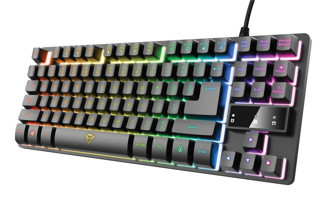 Trust Gaming GXT 833 İngilizce Q RGB Black Switch Kablolu Siyah Mekanik Gaming Klavye