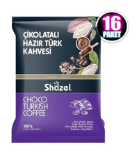 Shazel Çikolatalı Türk Kahvesi 16x100 gr