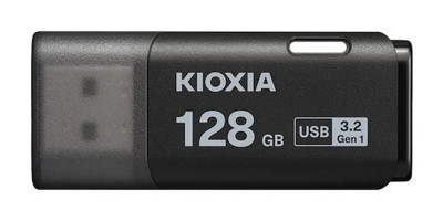 Kioxia U301 USB 3.2 Type A 128 GB Flash Bellek Siyah
