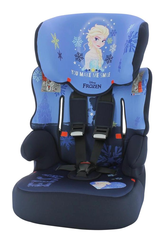 Disney Frozen 9-36 kg Adac Sertifikalı Yatabilen Yükseklik AyarlıEmniyet Kemerli Oto Koltuğu Mavi