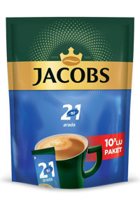 Jacobs 2'si 1 Arada Sade 18 gr 10 Adet Hazır Kahve