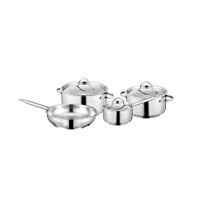 Berghoff Essentials 7 Parça Cam Kapaklı Bakalit Saplı Çelik Tencere Seti