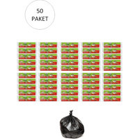 Ögem J-250 Jumbo Boy 80x110 cm Çöp Poşeti 10x50 Adet Siyah