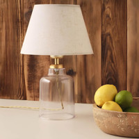 Homing Noi Kağıt Beyaz Tekli Cam Abajur