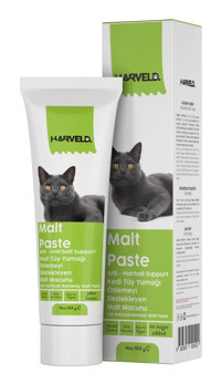 Harveld Malt Paste Multivitamini Tüy Dökme Yavru Kedi Vitamini Macun 100 gr