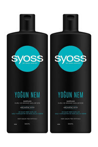 Syoss Nemlendirici Düz Saçlar İçin Kremsiz Şampuan Unisex Şampuanı 2x500 ml