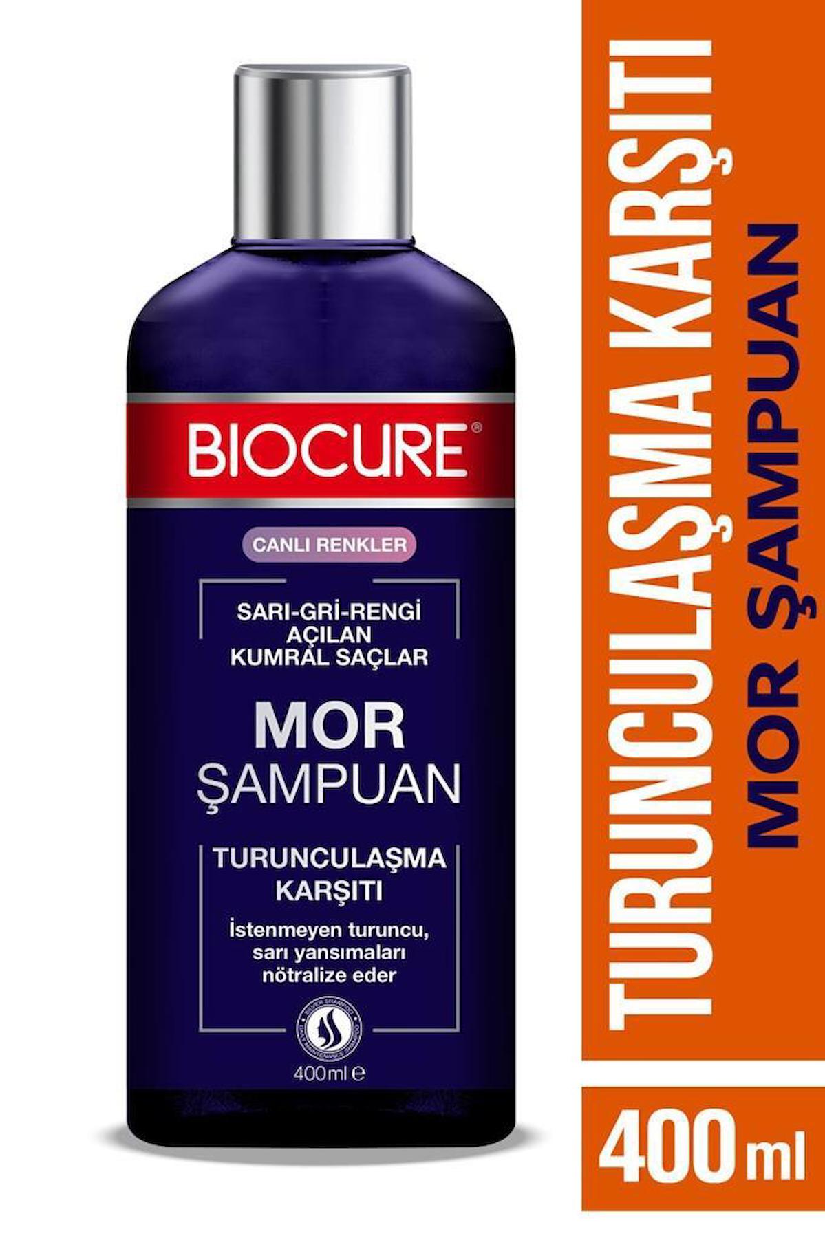 Biocure Turunculaşma Karşıtı Düz Saçlar İçin Tuzsuz Sülfatsız Parabensiz Kremsiz Şampuan Unisex Şampuanı 400 ml