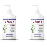 Restorex Düz Saçlar İçin Parabensiz Kremsiz Şampuan Unisex Şampuanı 1000 ml