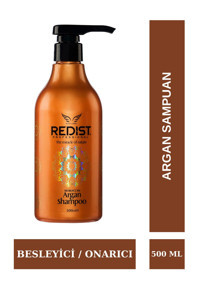 Redist Onarıcı Düz Saçlar İçin Argan Yağlı Kremsiz Şampuan Unisex Şampuanı 500 ml