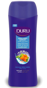 Duru Kepek Karşıtı Düz Saçlar İçin Kremsiz Şampuan Unisex Şampuanı 600 ml