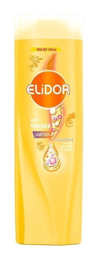 Elidor İpeksi Yumuşaklık Onarıcı Düz Saçlar İçin Kremsiz Şampuan Unisex Şampuanı 2x400 ml