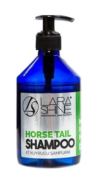 Kuaf Lara Shine Düz Saçlar İçin At Kuyruğu Kremsiz Şampuan Unisex Şampuanı 500 ml