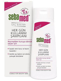 Sebamed Kuru Düz Saçlar İçin Parabensiz Kremsiz Şampuan Unisex Şampuanı 400 ml