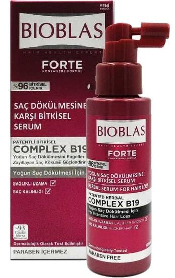 Bioblas Forte Onarıcı Düz Saçlar İçin Sülfatsız Keratin Parabensiz Kremsiz Şampuan Unisex Şampuanı 100 ml