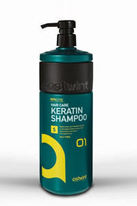Ostwint Düz Saçlar İçin Keratin Kremsiz Şampuan Erkek Şampuanı 1000 ml