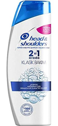 Head & Shoulders Kepek Karşıtı Arındırıcı Düz Saçlar İçin Parabensiz Kremsiz Şampuan Unisex Şampuanı 400 ml