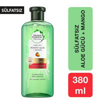 Herbal Essences Real Botanicals Arındırıcı Düz Saçlar İçin Sülfatsız Aloe Vera Parabensiz Kremsiz Şampuan Unisex Şampuanı 380 ml