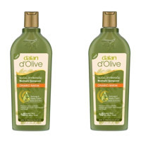 Dalan Dolive Onarıcı Düz Saçlar İçin Zeytinyağlı Kremsiz Şampuan Unisex Şampuanı 400 ml