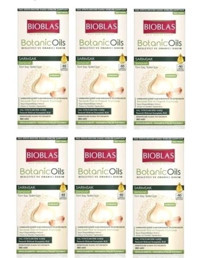 Bioblas Onarıcı Düz Saçlar İçin Sülfatsız Keratin Sarımsak Özlü Parabensiz Kremsiz Şampuan Unisex Şampuanı 6x360 ml