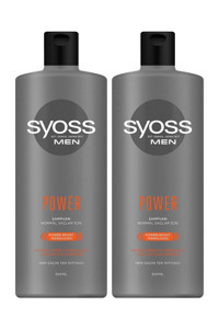Syoss Power Güçlendirici Düz Saçlar İçin Kremsiz Şampuan Unisex Şampuanı 2x500 ml