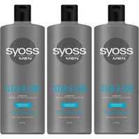 Syoss Clean & Cool Düz Saçlar İçin Kremsiz Şampuan Unisex Şampuanı 500 ml