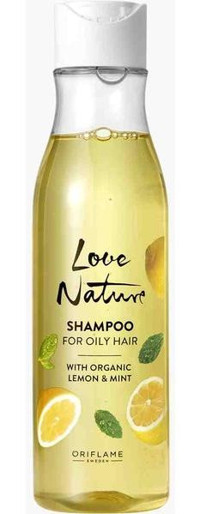 Oriflame Love Nature Düz Saçlar İçin Limonlu Kremsiz Şampuan Unisex Şampuanı