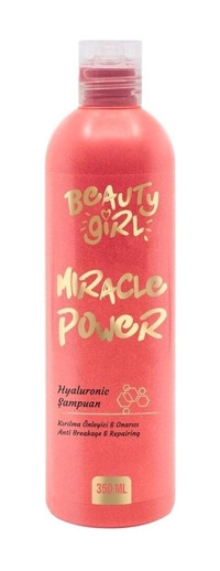 Beauty Girl Miracle Power Onarıcı Düz Saçlar İçin Kremsiz Şampuan Unisex Şampuanı 350 ml