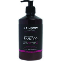 Rainbow Onarıcı Düz Saçlar İçin Sülfatsız Keratin Argan Yağlı Parabensiz Kremsiz Şampuan Unisex Şampuanı 500 ml