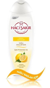 Hacı Şakir Arındırıcı Düz Saçlar İçin Limonlu Parabensiz Kremsiz Şampuan Unisex Şampuanı 500 ml