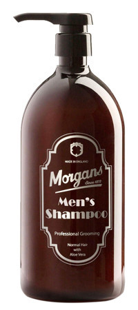 Morgan's Pomade Pomade Men's Düz Saçlar İçin Kremsiz Şampuan Erkek Şampuanı 1000 ml