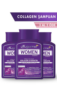 Zigavus Collagen Düz Saçlar İçin Keratin Parabensiz Kremsiz Şampuan Unisex Şampuanı 300 ml