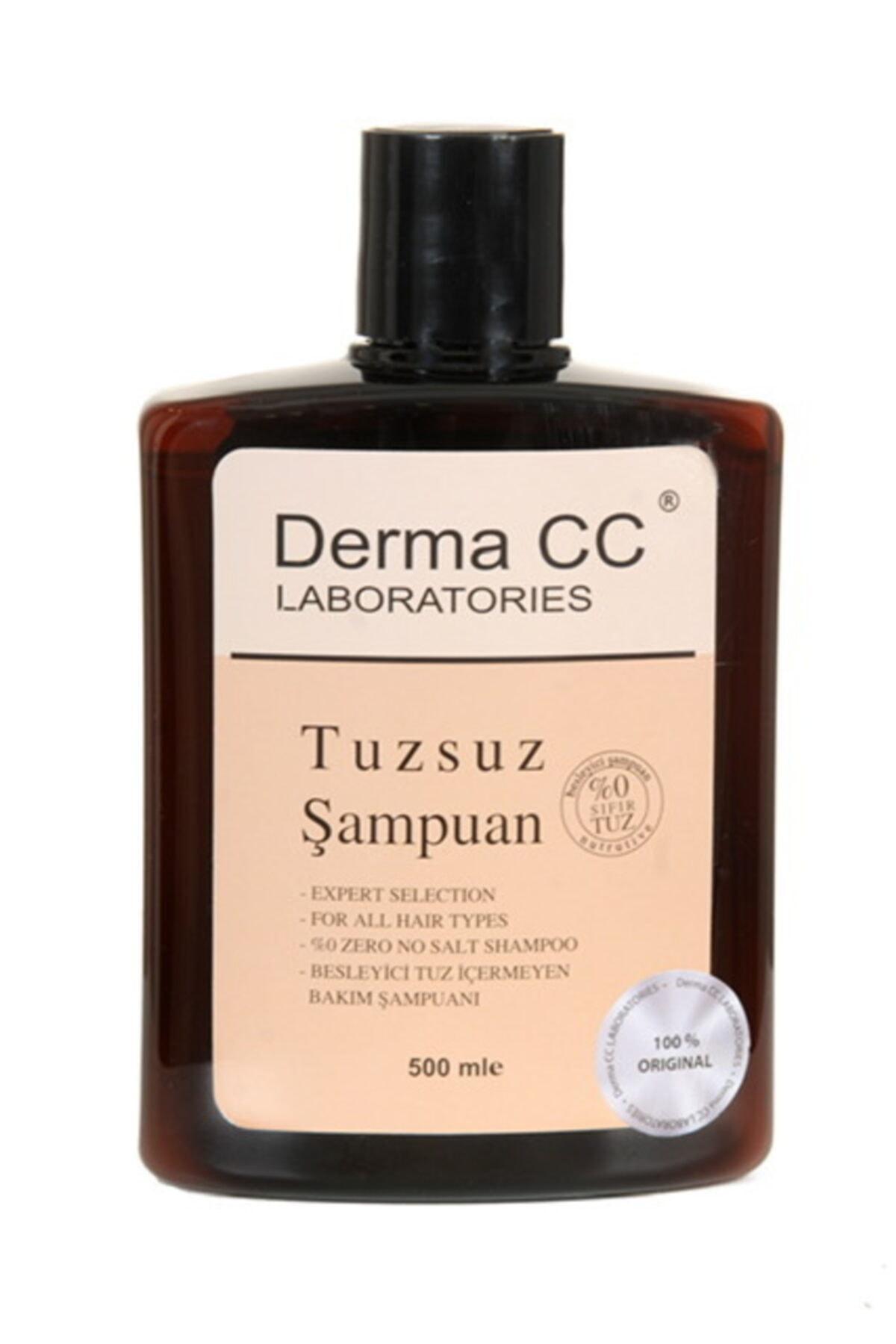 Derma CC Onarıcı Düz Saçlar İçin Tuzsuz Kremsiz Şampuan Unisex Şampuanı 500 ml