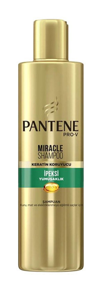 Pantene İpeksi Yumuşatıcı Arındırıcı Düz Saçlar İçin Keratin Kremsiz Şampuan Unisex Şampuanı 250 ml