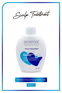 Morfose Scalp Treatment Kepek Karşıtı Düz Saçlar İçin Kremsiz Şampuan Unisex Şampuanı 300 ml