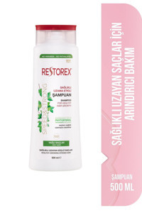 Restorex Düz Saçlar İçin Parabensiz Kremsiz Şampuan Unisex Şampuanı 500 ml