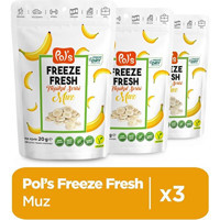 Pol's Şekersiz Çekirdeksiz Muz 3x20 gr