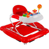 Baby Hope 212A Royal 4 Tekerlekli Oyuncaklı Sallanan Müzikli Örümcek Yürüteç Kırmızı