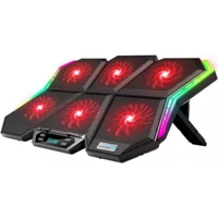 Hadron Labrador 2600 Rpm 6 Fanlı Rgb Alüminyum 15.6 İnç Gaming Laptop Soğutucu