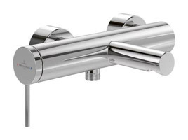 Villeroy & Boch Pirinç Çİftli Aç Kapa Solo Kare Banyo Bataryası Krom