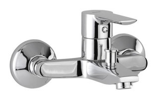 Nsk Alamera Pirinç Çiftli Aç Kapa Solo Kare Banyo Bataryası Krom