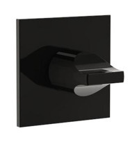 Vitra A4283939 Pirinç Çiftli Aç Kapa Solo Kare Banyo Bataryası Siyah