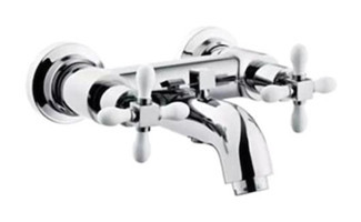 Artema A41666 Pirinç Çiftli Aç Kapa Solo Kare Banyo Bataryası Krom