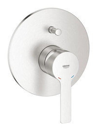 Grohe 19297DC1 Krom Kaplama Tekli Aç Kapa Ankastre Kare Banyo Bataryası Krom