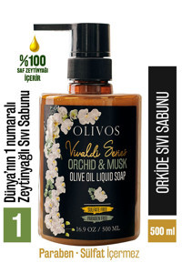 Olivos Viraldi Series Zeytinyağı/Orkide Nemlendiricili 500 ml Sıvı Sabun