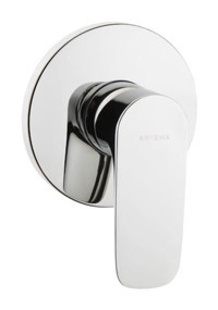 Artema A42252 Pirinç Çiftli Aç Kapa Ankastre Kare Banyo Bataryası Krom