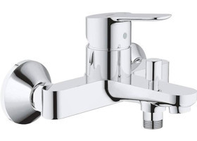 Grohe 23348000 Pirinç Çiftli Aç Kapa Yarı Ankastre Kare Banyo Bataryası Krom