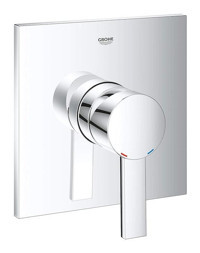 Grohe 24069000 Krom Kaplama Tekli Aç Kapa Yarı Ankastre Kare Banyo Bataryası Krom